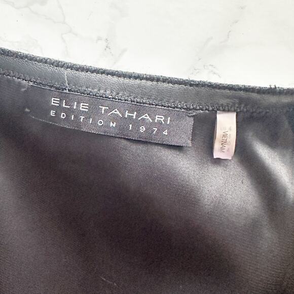 Elie Tahari 1974 Edition Lexington 40th Anniversary Black Dress Women's Size 4 - Picture 9 of 16
